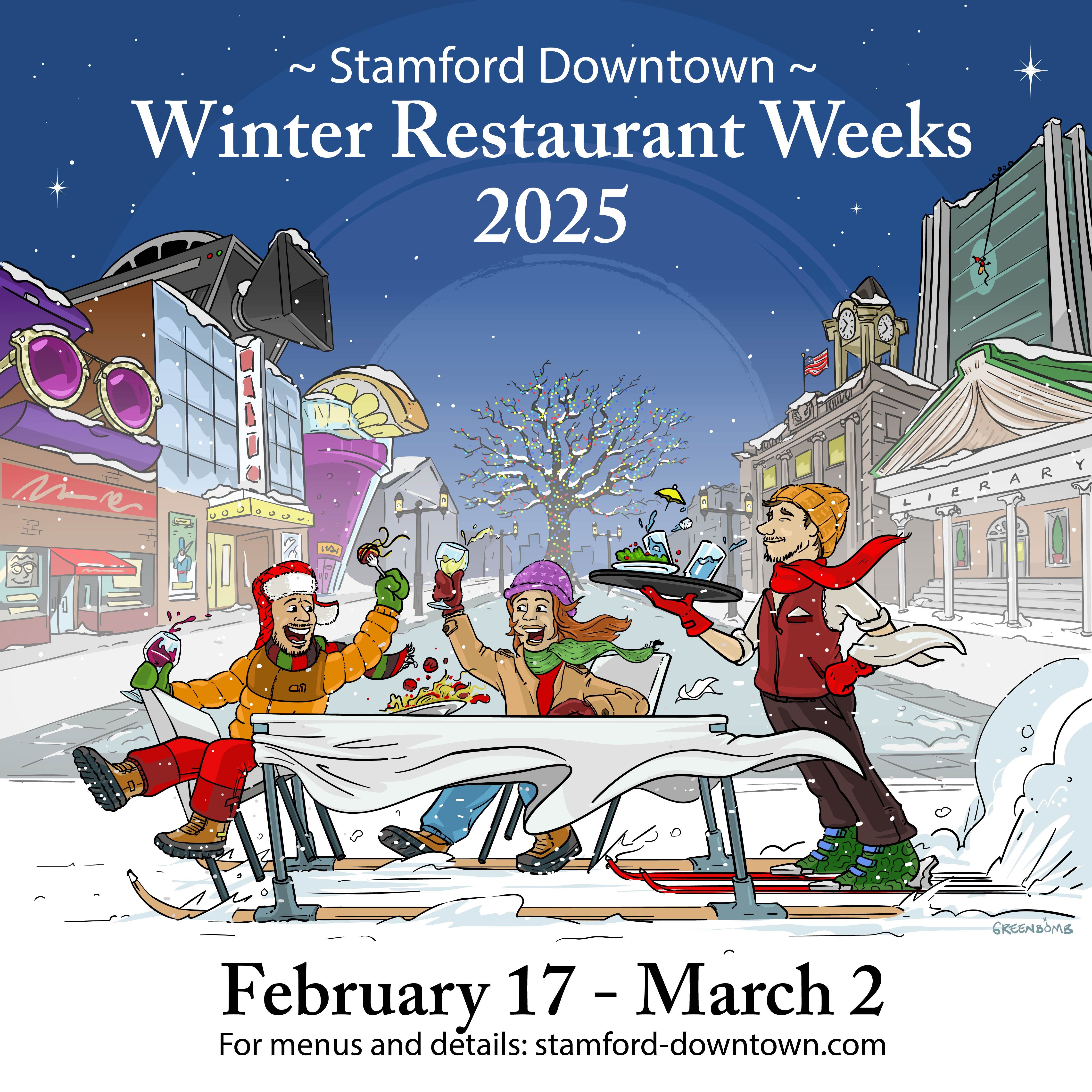 Stamford Downtown presents 2025 Winter Restaurant Weeks